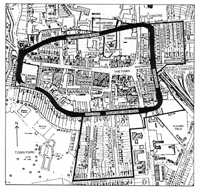 Proposed inner ring road, Enfield Town, 1963
Opposed by the "Save Enfield Campaign" - [i]Fighting for the future[/i], p34.
Keywords: 1960s;roads and streets;maps;A&P;LC5;LC2;road transport