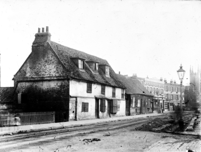 Old houses at junction of Hertford Road and Green Street
Keywords: houses;roads and streets