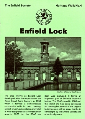 Heritage walks no.4: Enfield Lock
Published 2015
Keywords: Enfield Society;Enfield Lock;guides;locks;publications;Royal Small Arms Factory;RSAF;heritage_walks;EP1