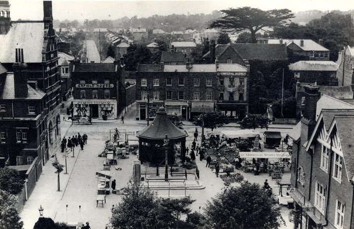 Enfield Town 1870 1914 Church Street The Enfield Society