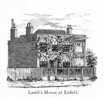 Westwood Cottage, 89 Chase Side
From "Poems, letters and remains ..."
Keywords: Westwood Cottage;historic houses;Grade II listed;Charles Lamb