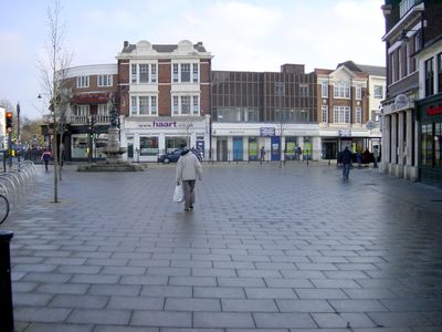 Fountain island, Enfield Town, 2009
