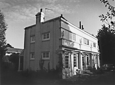 Brooklyn, 8 Private Road
Built in 1887 by Arthur Heygate Mackmurdo. Terracotta figurines cap the four pillars which support the roof; the ground-floor window surrounds are terracotta reliefs of fruit and flowers. - [i]Treasures of Enfield[/i], page 125.
Keywords: houses;Grade II listed