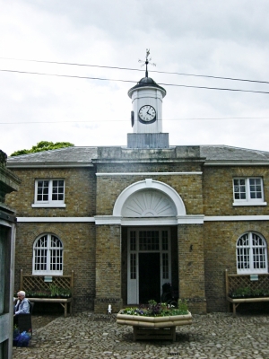 Myddelton House stable block, now visitor centre 
Keywords: clock towers;stables