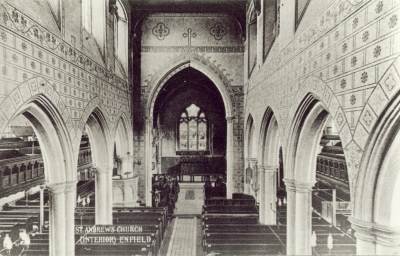 St Andrew's church interior before restoration
Keywords: churches;interiors;Market Place;St Andrews Church