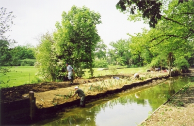 New River Loop restoration project
Enfield Conservation Volunteers replanting irises on the soft banking at the Town Park
Keywords: flowers;LP2;New River Loop;Enfield Conservation Volunteers