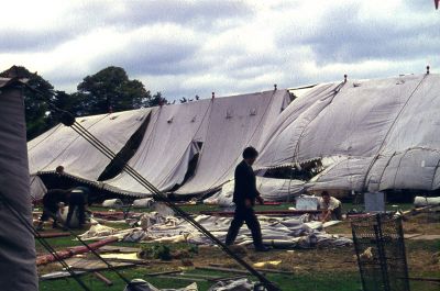 Storm damage at Town Show
