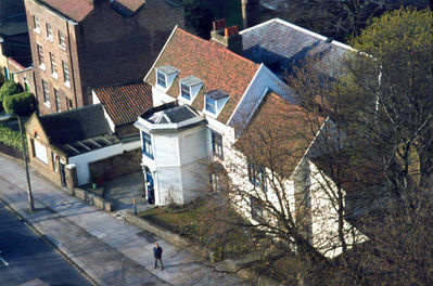 Aerial view of White Lodge, Silver Street
Probably taken from top of Civic Centre
Keywords: historic buildings;aerial;Grade II listed