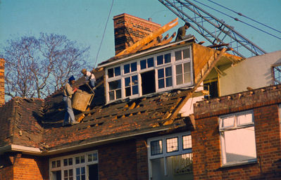 Fir Tree House being demolished
Keywords: historic buildings;demolished buildings