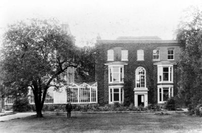 Rear of Eagle House, Hertford Road, Ponders End
This house survived until 1957 and had been home, at various times, to the Revd John Harman, vicar of St James, T.P Whitley JP, and Dr H. Barnes. The entrance hall had a white marble floor and there was a fine oak staircase. When the house was demolished many of the bricks were used in the restoration of Forty Hall. - [i]History of Enfield[/i] vol.3, p.164.
Keywords: historic buildings