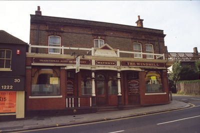 The Windmill public house, Windmill Hill, 1983
Keywords: 1980s;pubs;demolished buildings