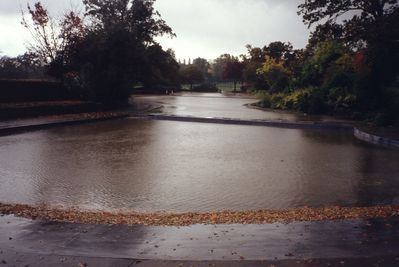 Flooding in the Town Park, October 1993
Keywords: floods;parks;1990s