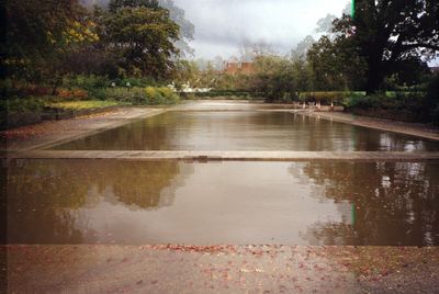 Flooding in the Town Park, October 1993
Boating pond area.
Keywords: floods;parks;1990s