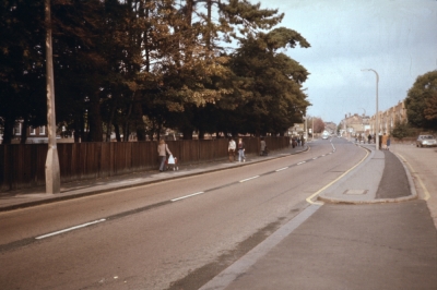 Baker Street, 1975
View towards the junction with Parsonage Lane, before traffic lights were installed there.
Keywords: 1970s;roads and streets