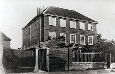 Churchbury House
The building was on a site which is now the north-west corner of the junction between Willow Road and Tenniswood Road. 

[i]Reproduction right held by Enfield Local Studies Library and Archive.[/i]
Keywords: demolished buildings;houses