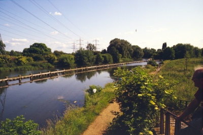 Rammey Marsh, June 1983
Towpath by the River Lea Navigation
Keywords: 1980s;canals;open spaces