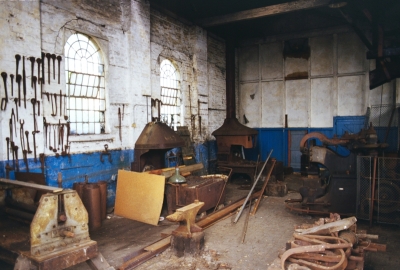 Old forge and workshop, British Waterways yard
Keywords: 1980s;workshops;forges