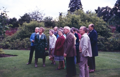 Rose garden, Forty Hall, 1985
Outing of the EPS Trees Group
Keywords: 1980s;Forty Hall;garages;trees;Enfield Preservation Society;EPS Groups