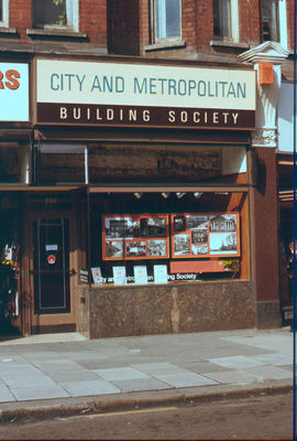 Window display of Enfield's architectural heritage, 1978
Display in the window of the City and Metropolitan Building Society, 133 Green Lanes, Winchmore Hill Broadway, to publicise the publication of [i]Enfield's architectural heritage[/i]
Keywords: books;Enfield Preservation Society