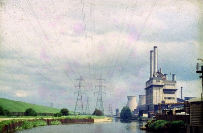 Brimsdown power station and the Lea Navigation
Keywords: power stations;canals;cooling towers;electricity pylons;