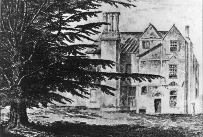 Enfield Manor House
Keywords: cedar tree;manors;Manor House;Camlet Way;1790s