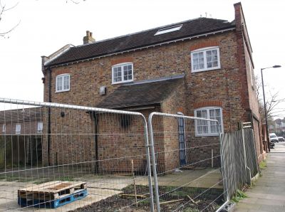 Clay Hill. Bramley House Court: stable building, rear.
Keywords: stables;locally listed;Clay Hill