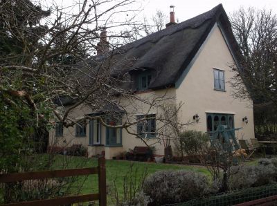Cooks Hole Road, no. 4. The Thatched Cottage
Thatched cottage, which is very unusual in Enfield. Private house maintained in very good condition.
Keywords: locally listed;Clay Hill