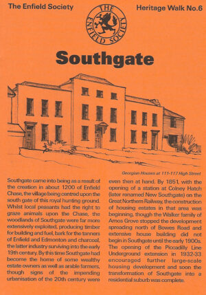 cover of southgate heritage guide